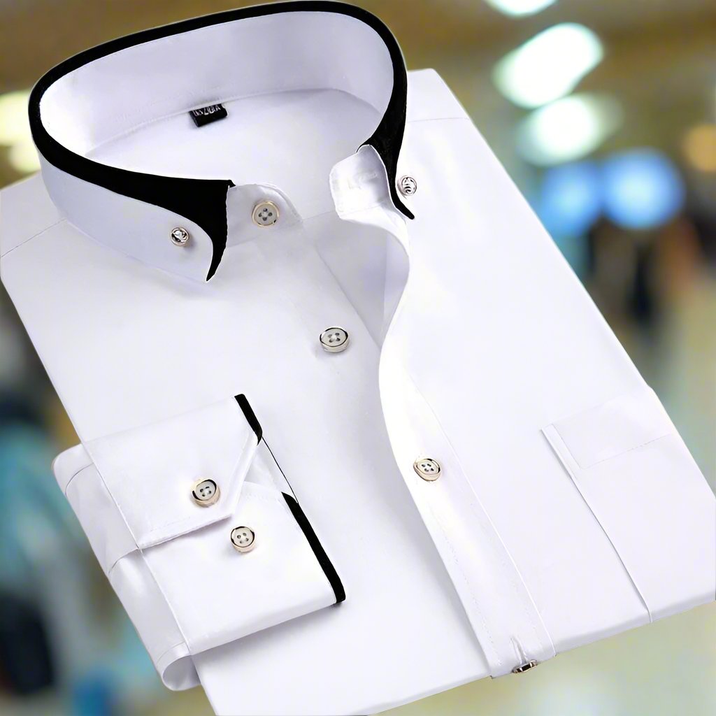 Matteo | Elegante Contrast Overhemd
