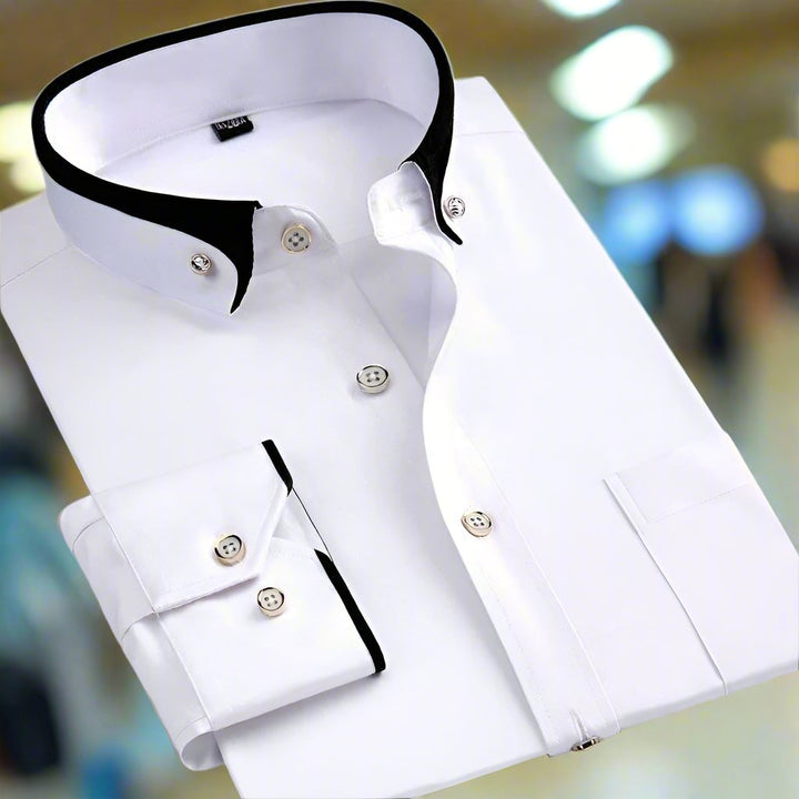 Matteo | Elegante Contrast Overhemd