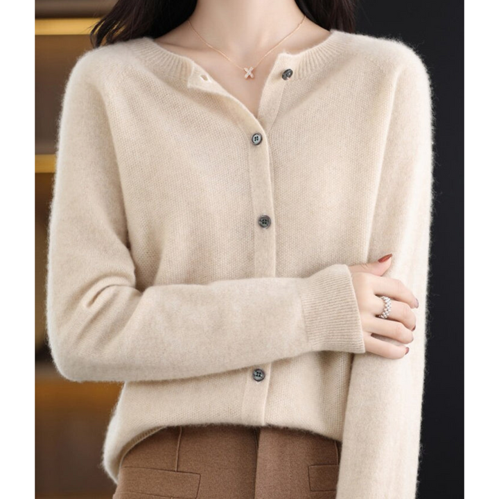 Mercy | Elegant Vest met Ronde Hals