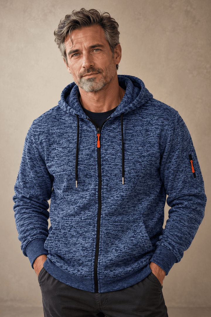 Boris | Gebreide Zip Hoodie