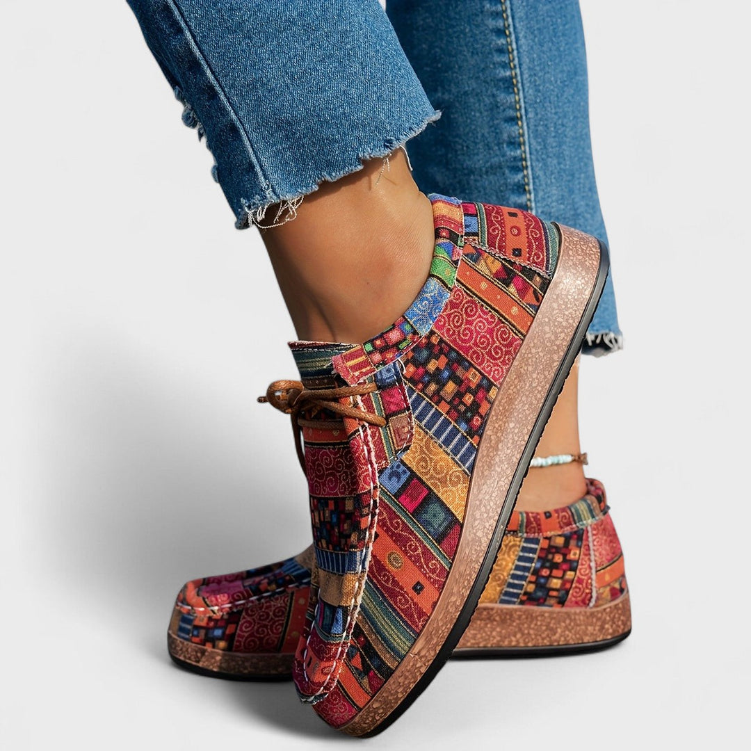 Amélie | Boheemse Veterschoenen voor Dames