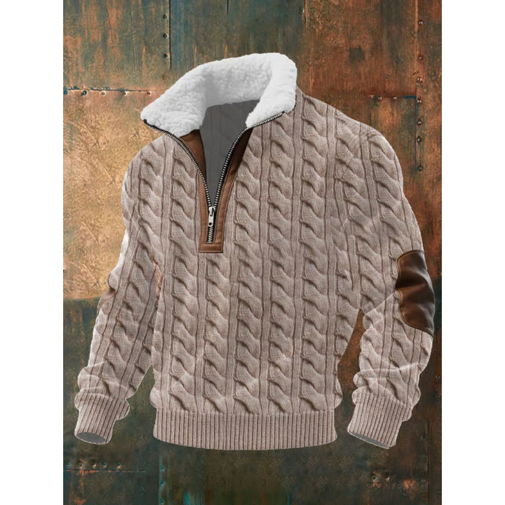 Finn | Gebreide Half-Zip Wintertrui