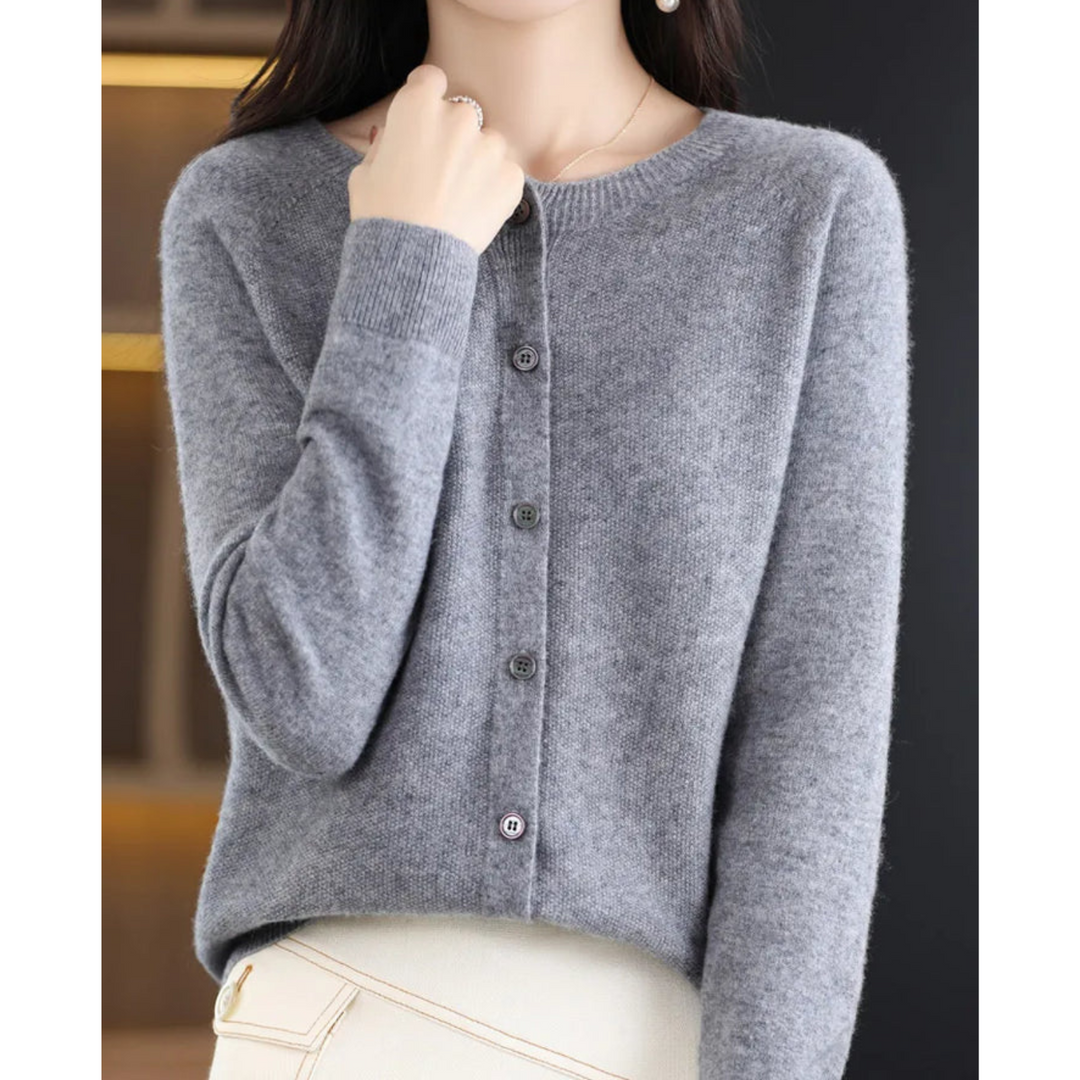 Mercy | Elegant Vest met Ronde Hals