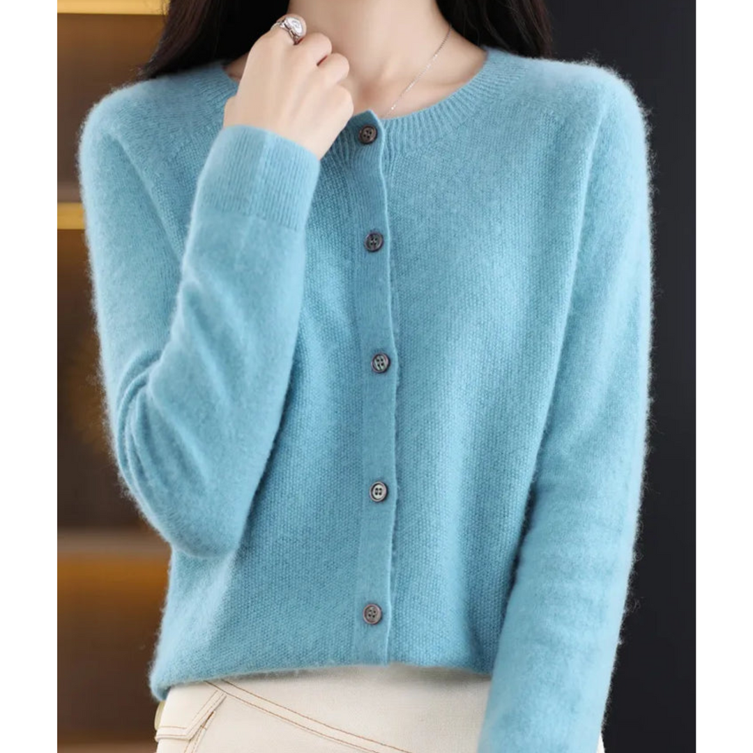 Mercy | Elegant Vest met Ronde Hals