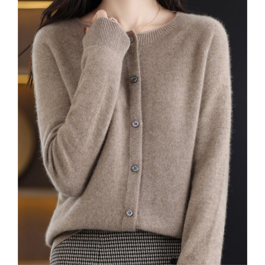 Mercy | Elegant Vest met Ronde Hals