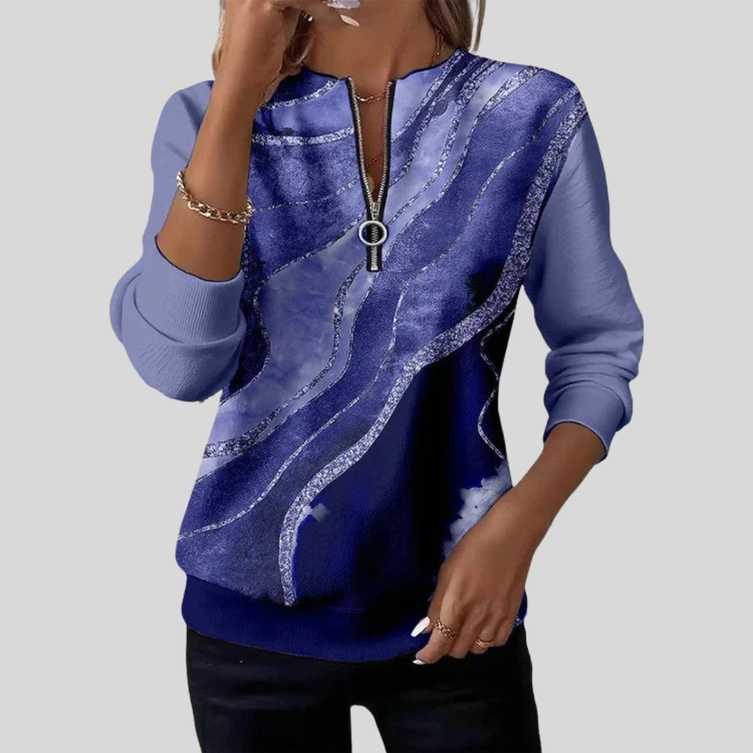 Nirvelle™ | Trui met vintagepatroon