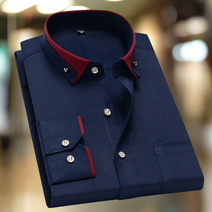 Matteo | Elegante Contrast Overhemd