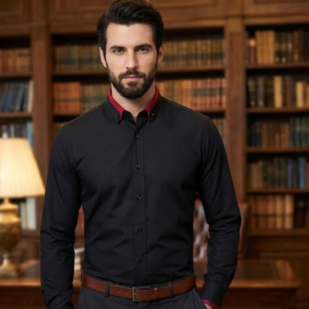 Matteo | Elegante Contrast Overhemd