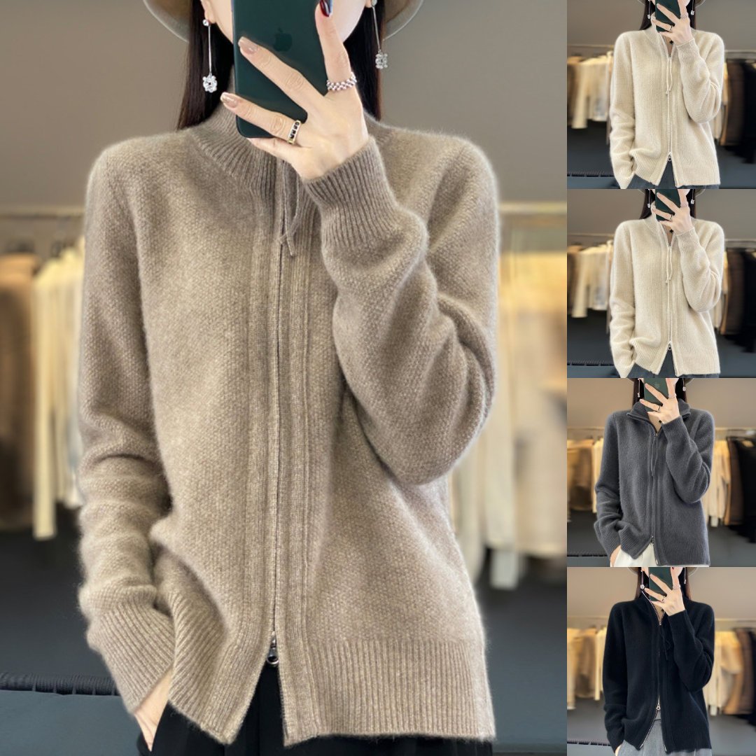 Luna | Zacht Vest met Rits