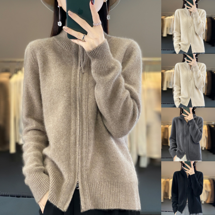 Luna | Zacht Vest met Rits