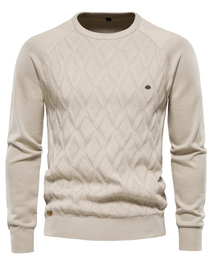 Heren Trui Met Geruit Design