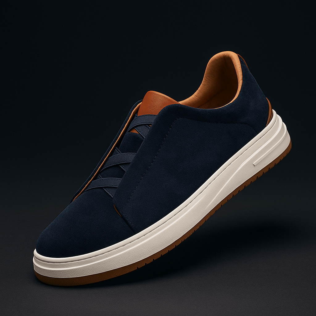 Sebastien | Verfijnde Suède Sneaker