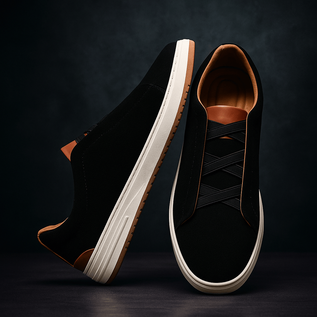 Sebastien | Verfijnde Suède Sneaker