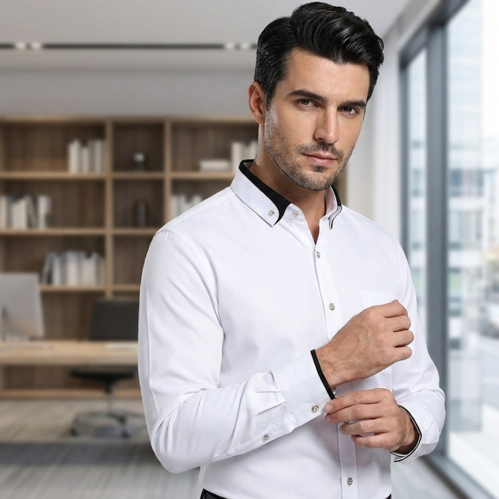 Matteo | Elegante Contrast Overhemd