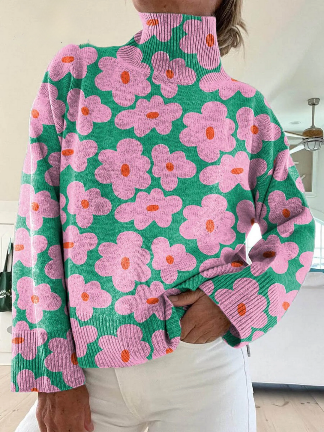 Hannah™ | Coltrui met Bloemenpatroon