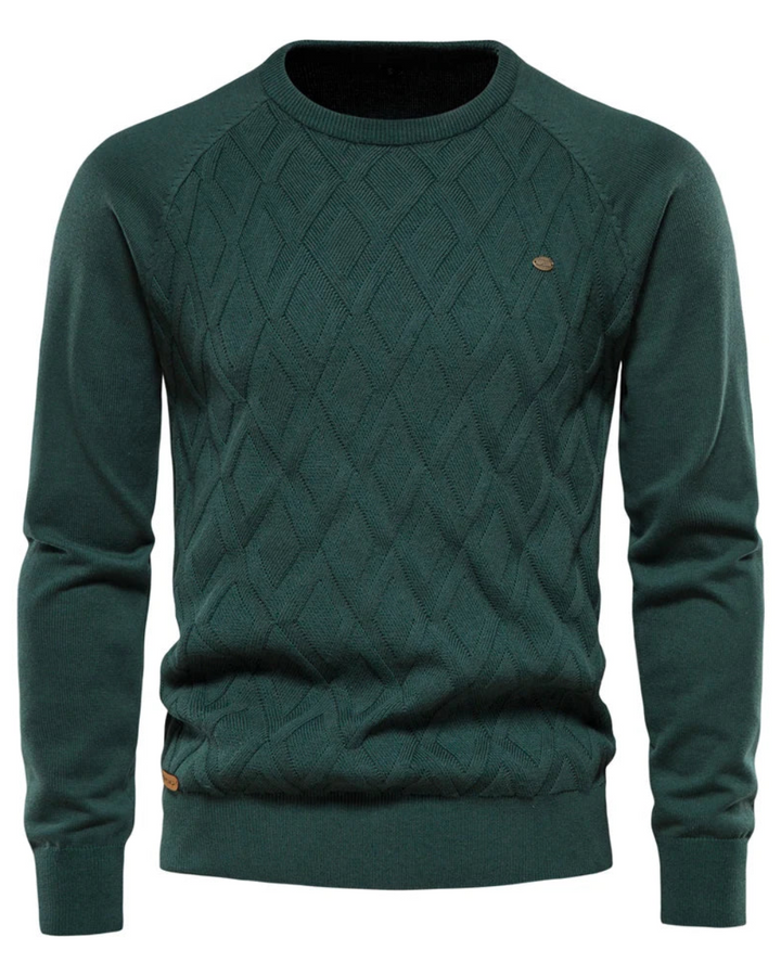 Heren Trui Met Geruit Design
