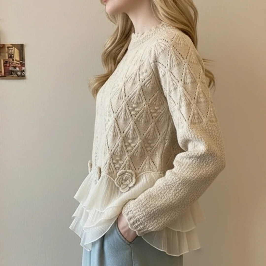 Ruvella™ | Elegante Trui met Ruches