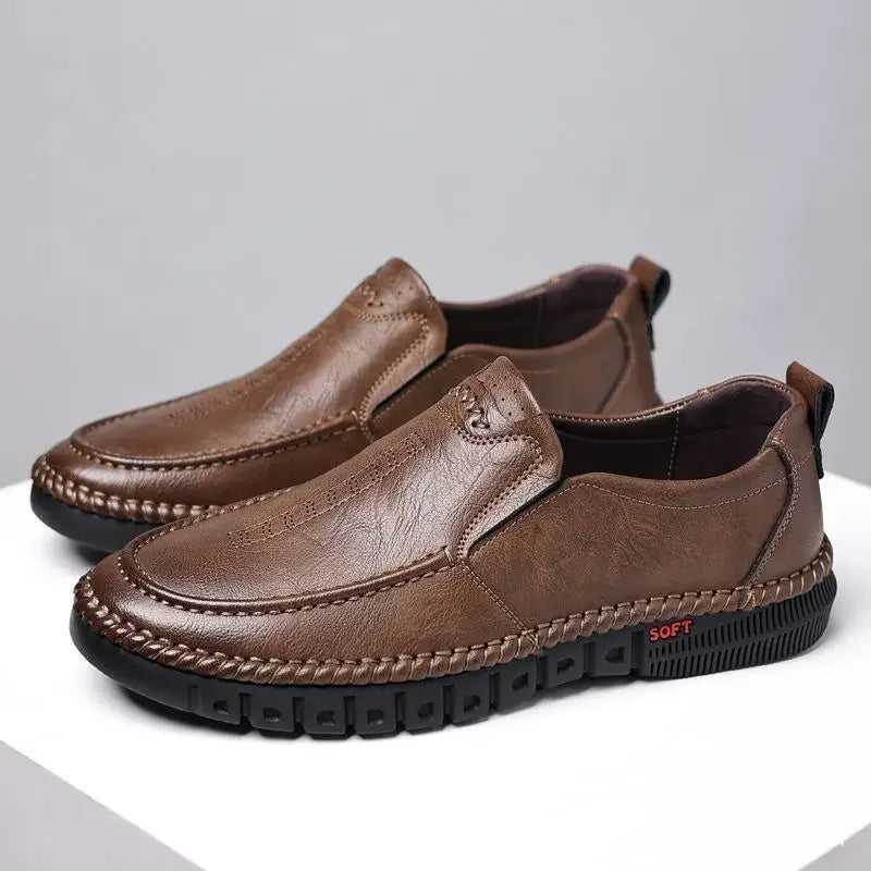 Fabian | Luxe Leren Instappers