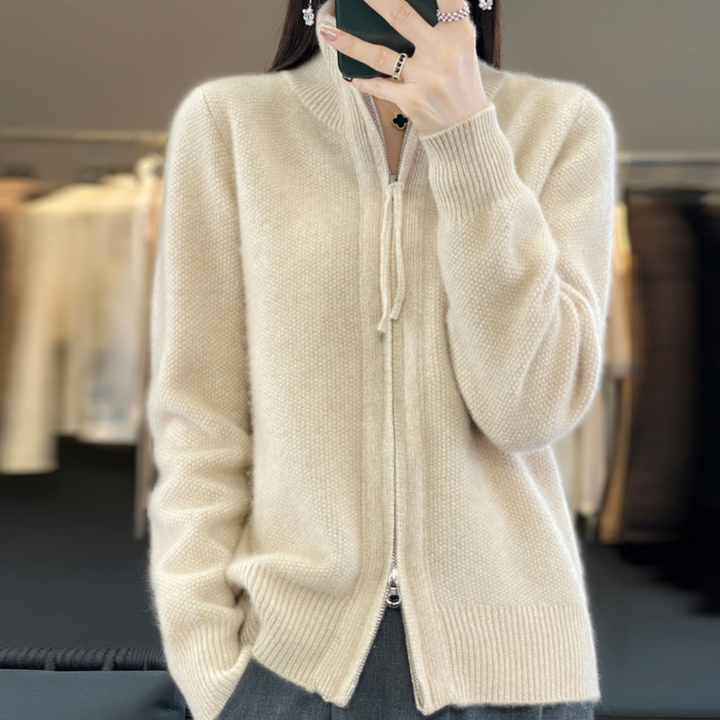 Luna | Zacht Vest met Rits