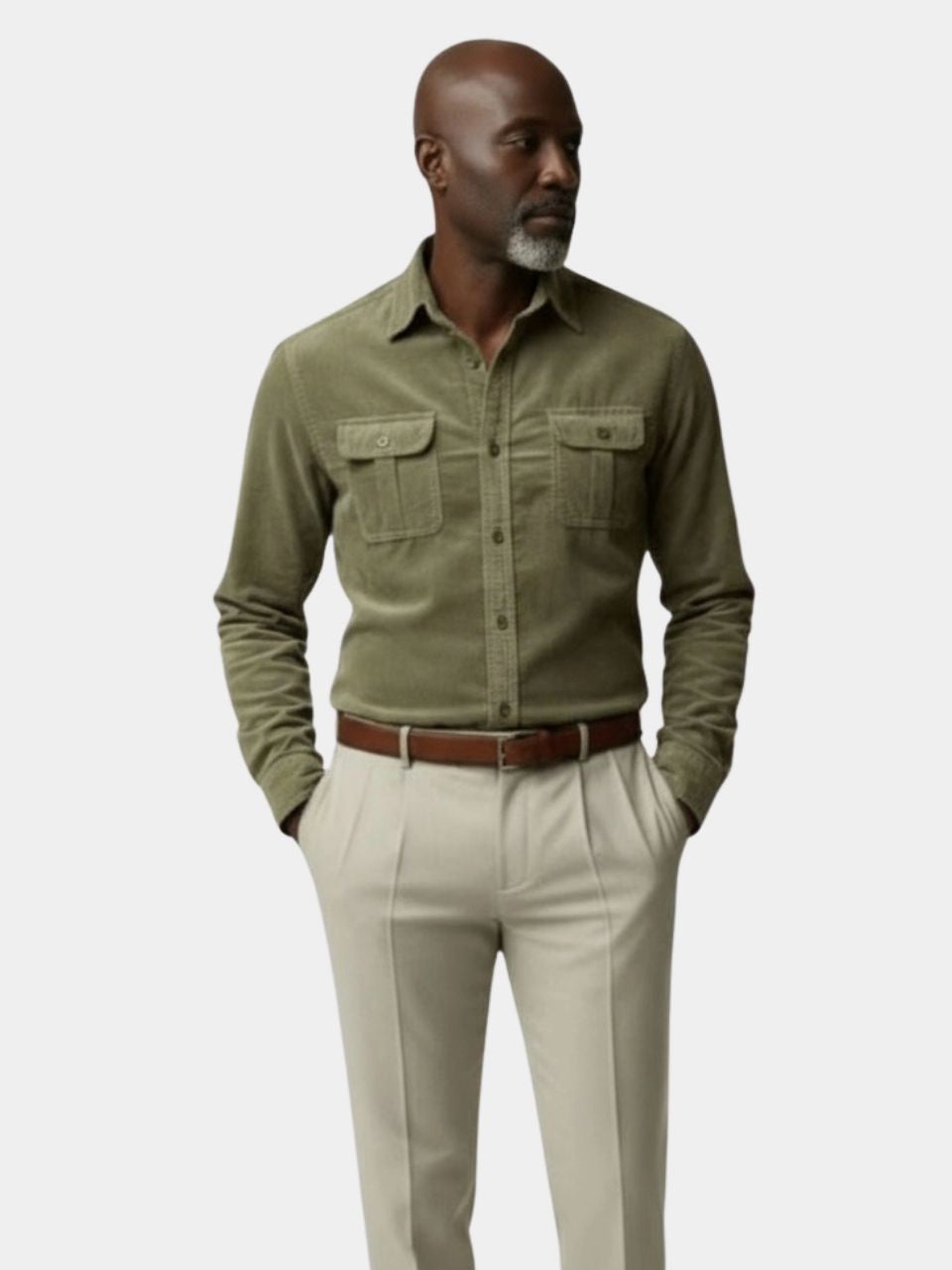 Matthijs | Casual Corduroy Overhemd