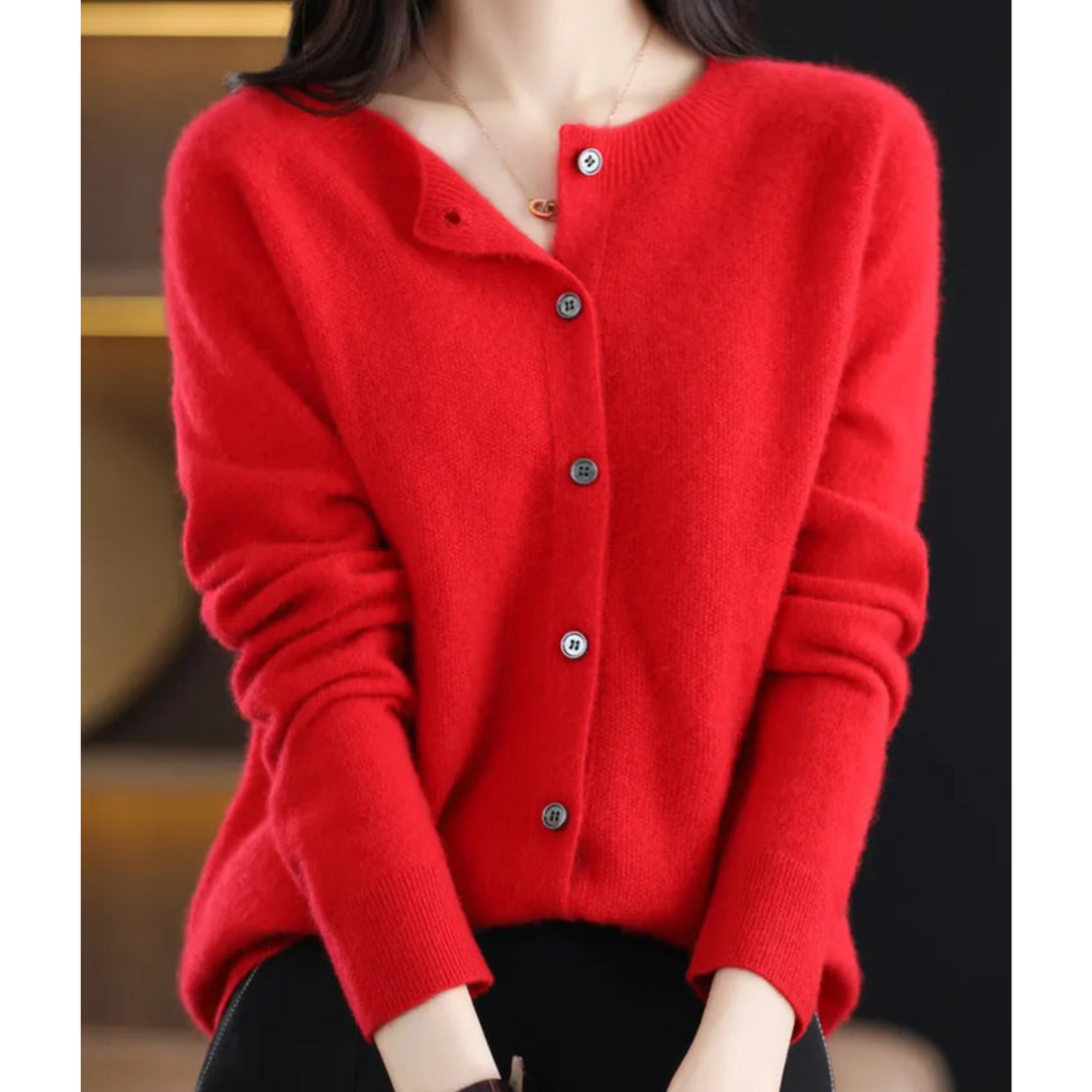 Mercy | Elegant Vest met Ronde Hals