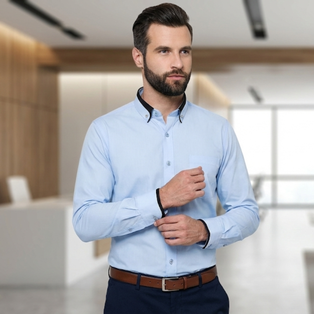 Matteo | Elegante Contrast Overhemd