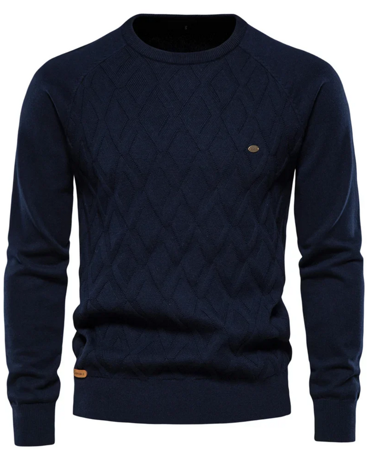 Heren Trui Met Geruit Design
