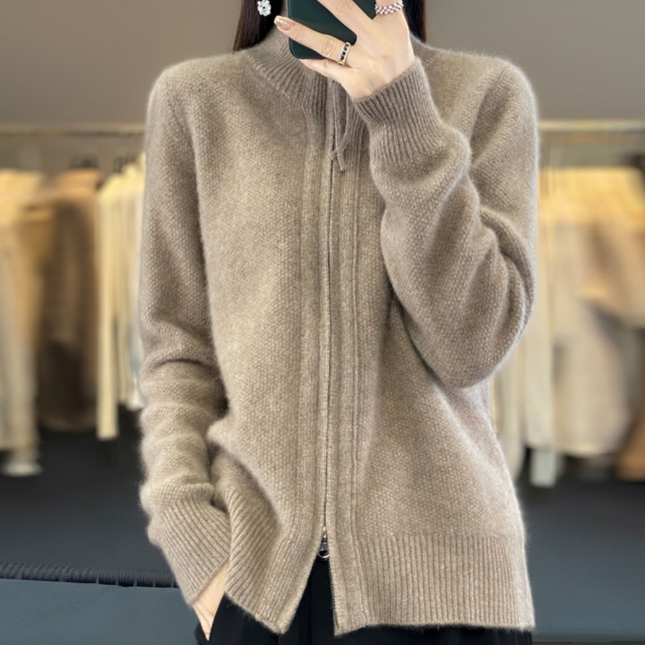 Luna | Zacht Vest met Rits