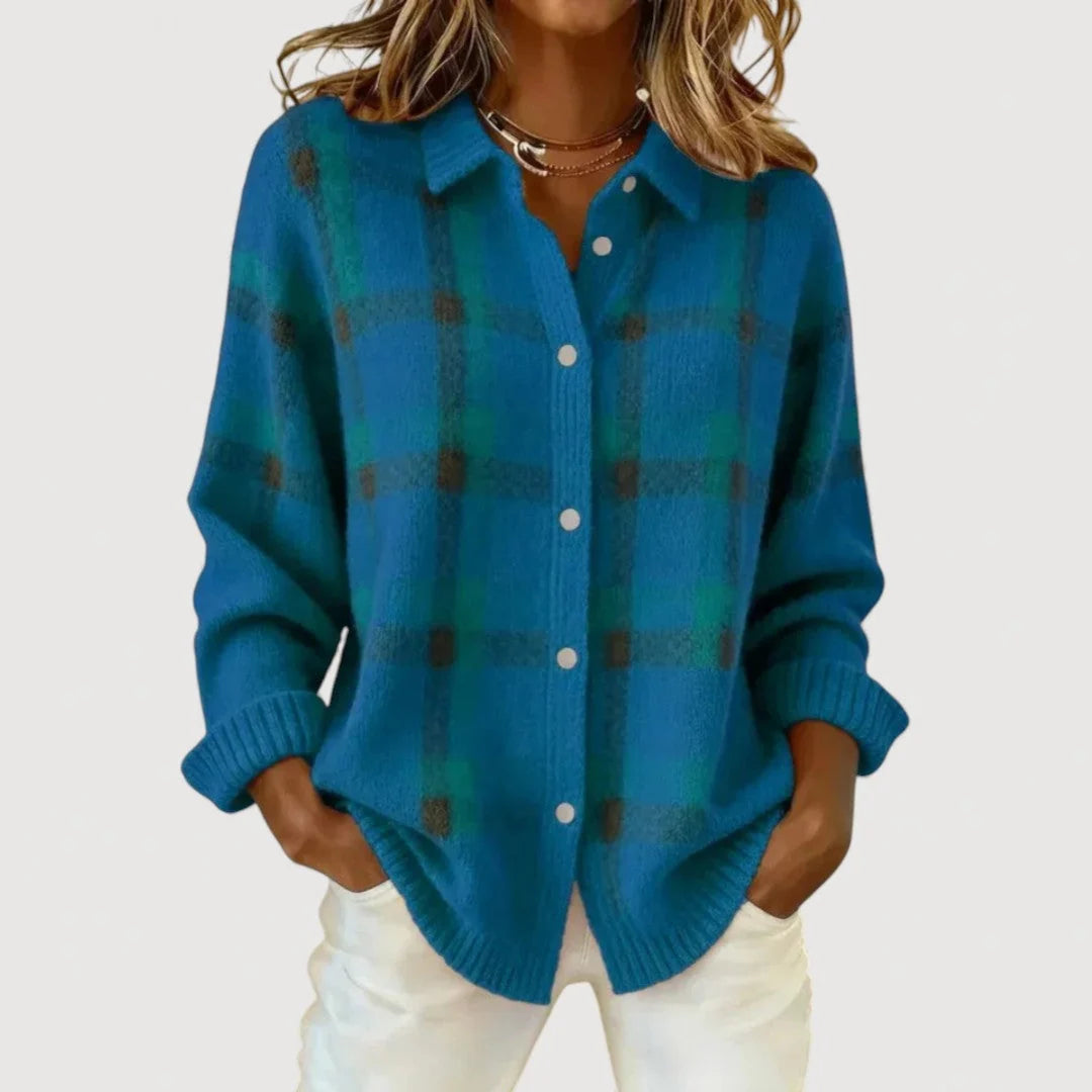 Clara | Vest met ruitpatroon