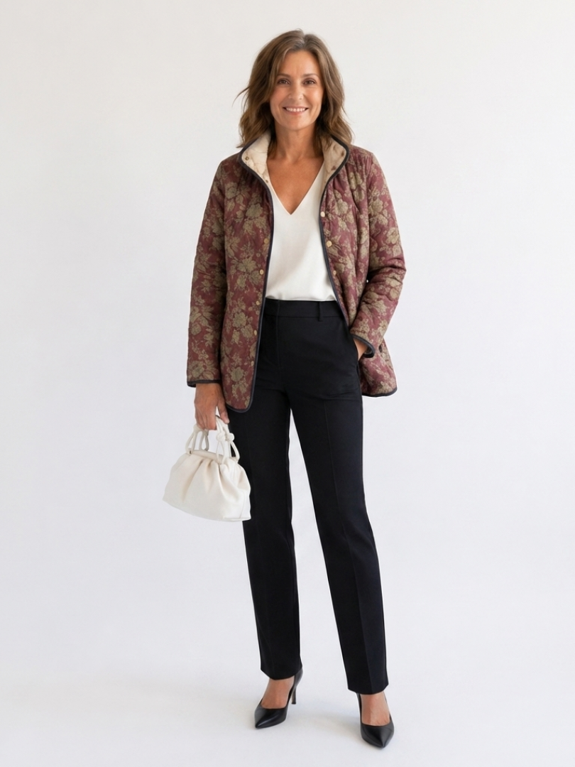 Van Laarhoven | Gevoerde Damas Jacket Prune Sophie