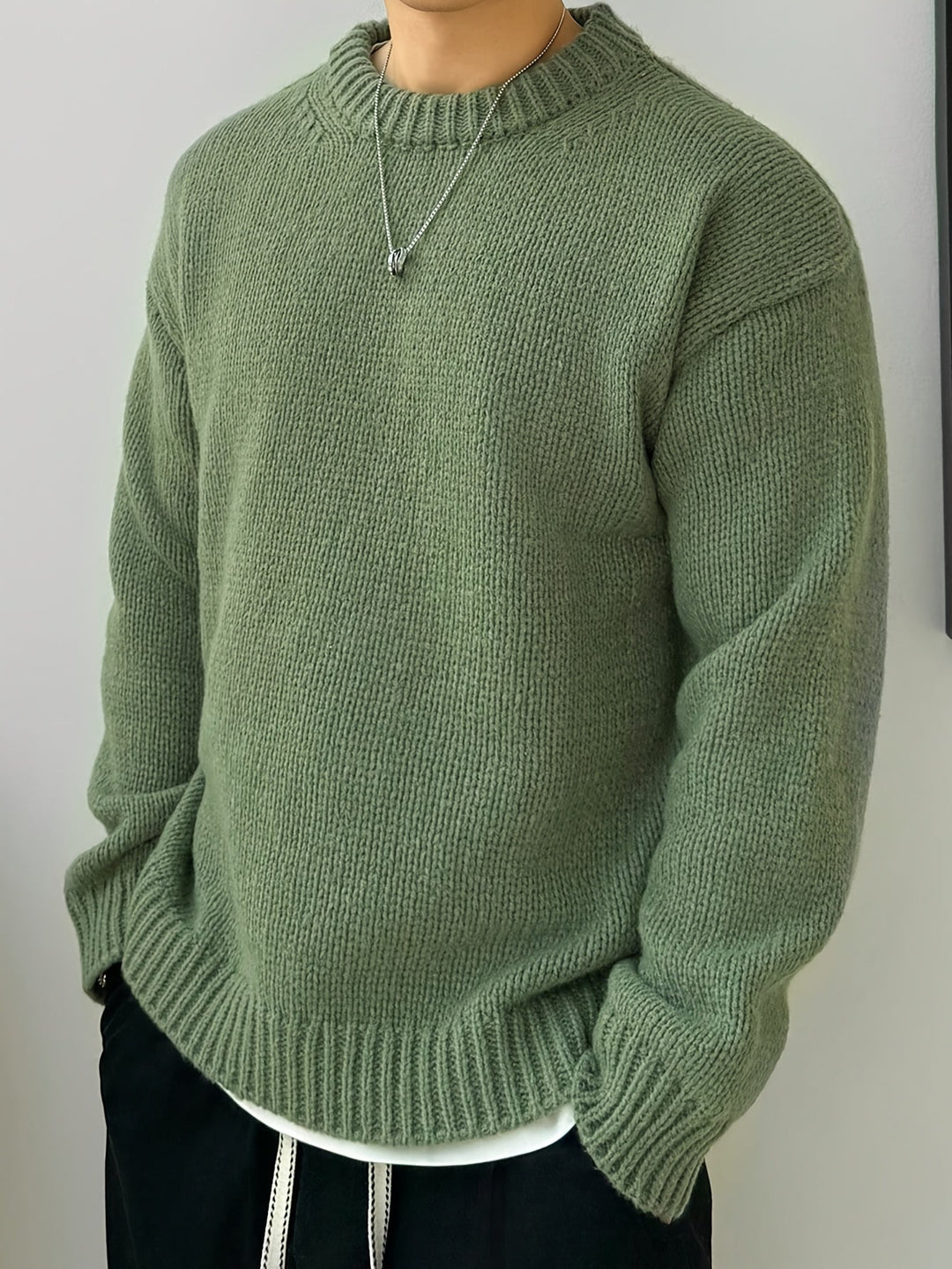 Dante | Herensweater met Ronde Hals