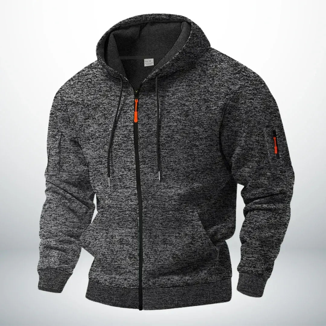 Boris | Gebreide Zip Hoodie