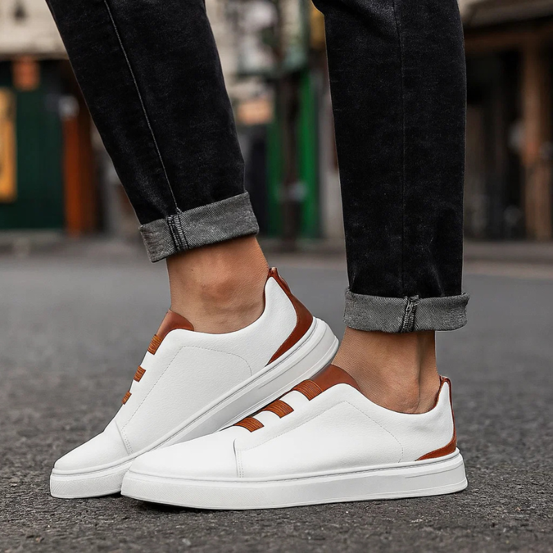 Quinten | Elegante Leren Herensneakers