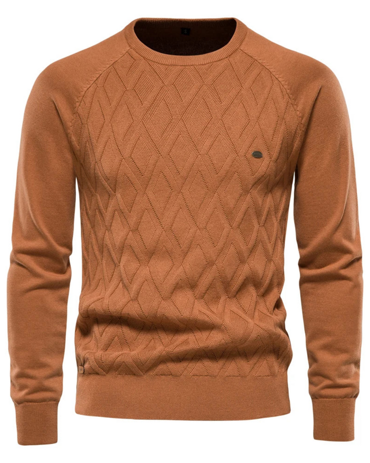 Heren Trui Met Geruit Design