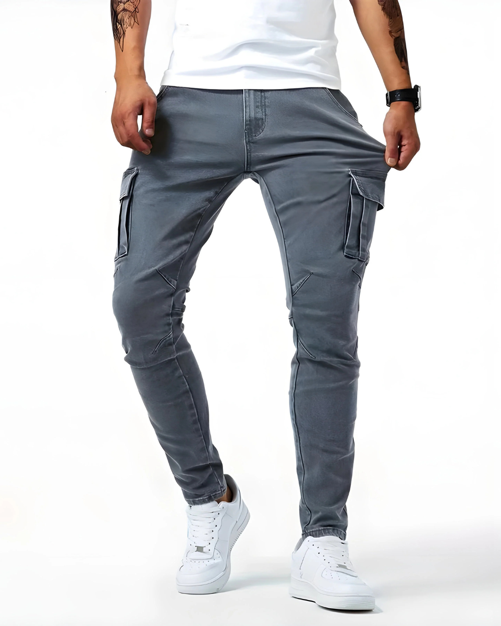 De Ruiter™ Cargo Broek Heren - Stretchy Werkbroek met Veel Zakken