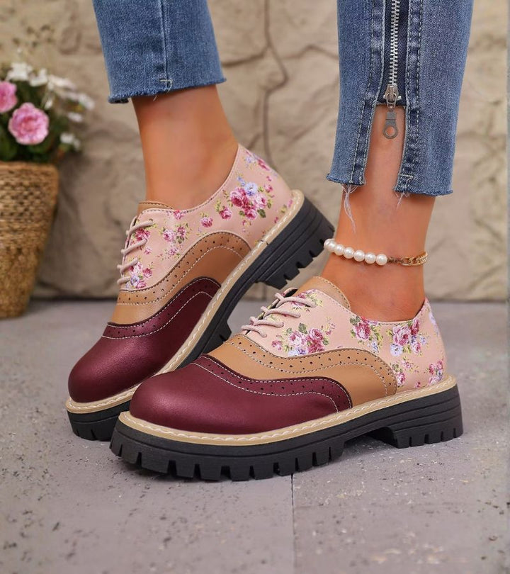 Parijs | Comfortabele Orthopedische Schoenen met Bloemmotief