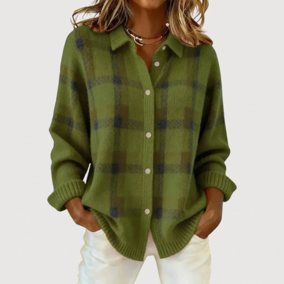 Matilda | Vest met ruitpatroon