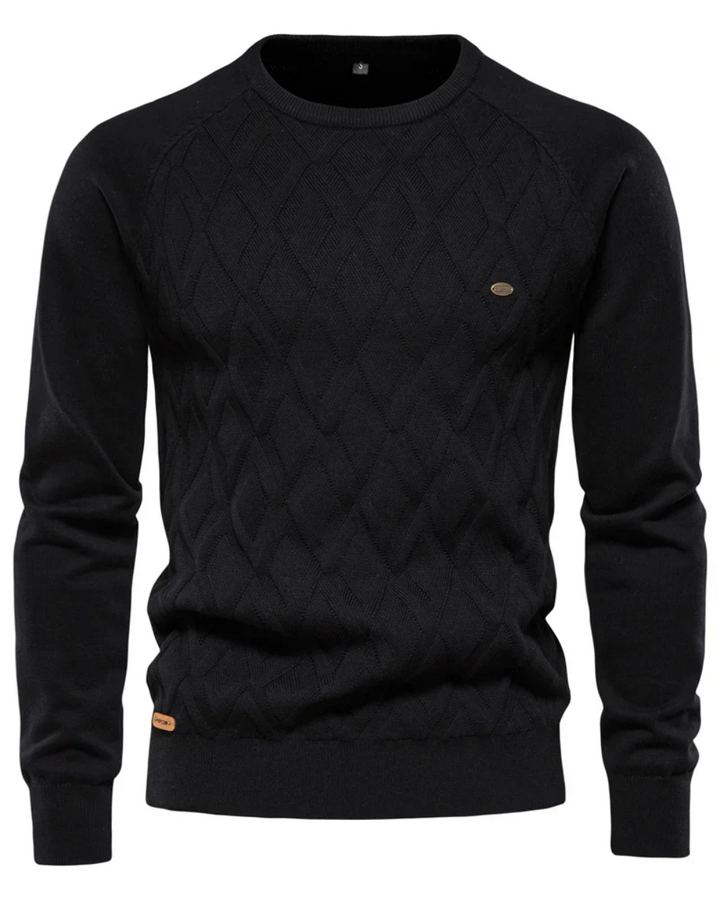 Heren Trui Met Geruit Design
