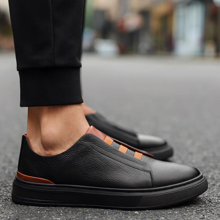 Quinten | Elegante Leren Herensneakers