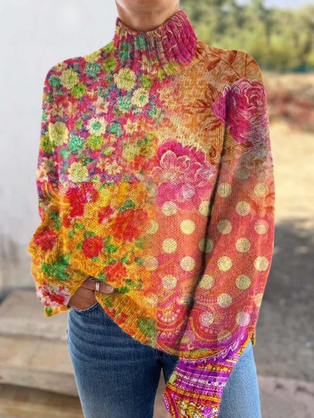 Abigail™ | Coltrui met Bloemen en Stippen