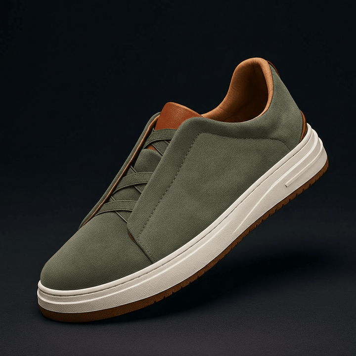 Sebastien | Verfijnde Suède Sneaker