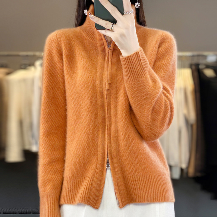 Luna | Zacht Vest met Rits