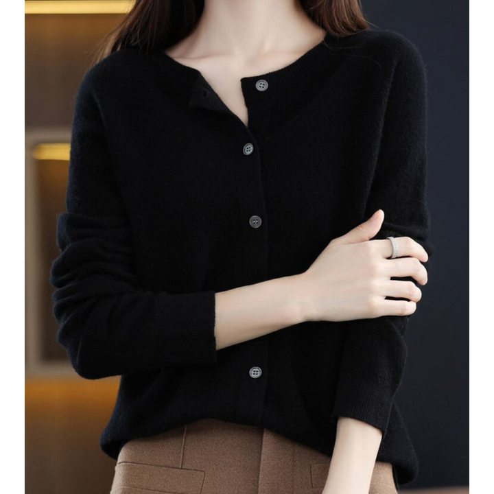 Mercy | Elegant Vest met Ronde Hals