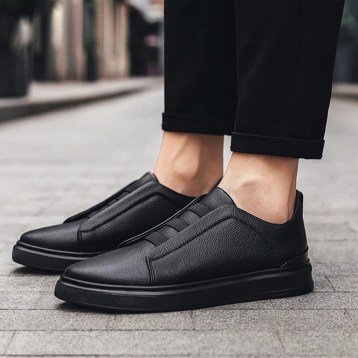 Quinten | Elegante Leren Herensneakers