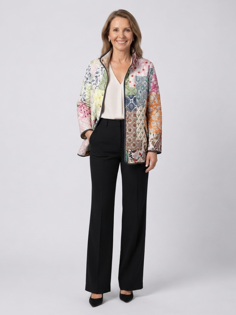 Van Laarhoven | Gequilt Bohemian Patchwork Jas Florence