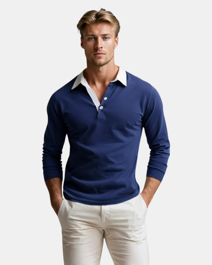 Adrian | Lange Mouwen Polo