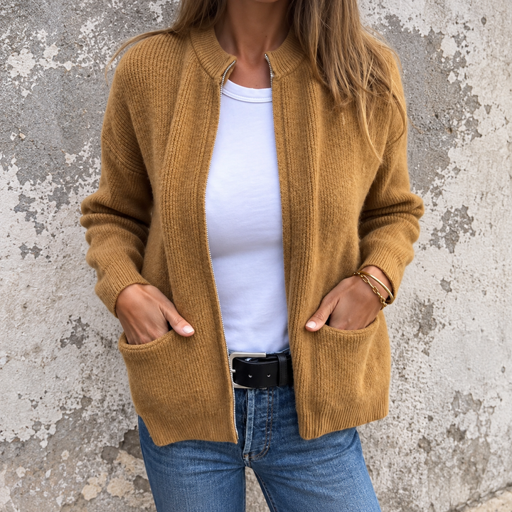 Eliza | Damesvest met ritssluiting