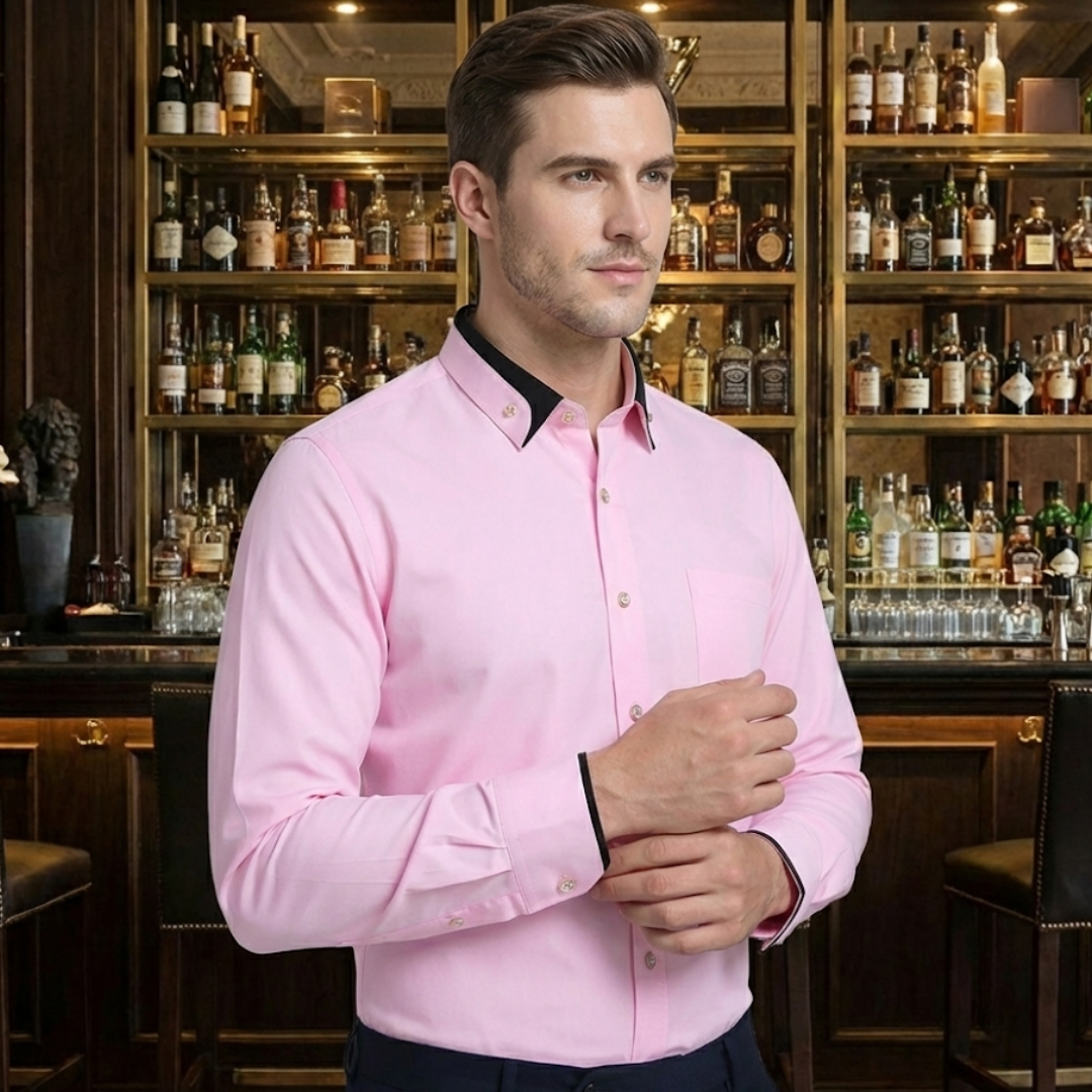Matteo | Elegante Contrast Overhemd