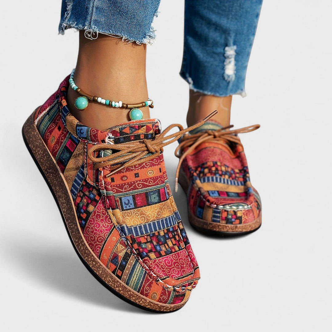 Amélie | Boheemse Veterschoenen voor Dames