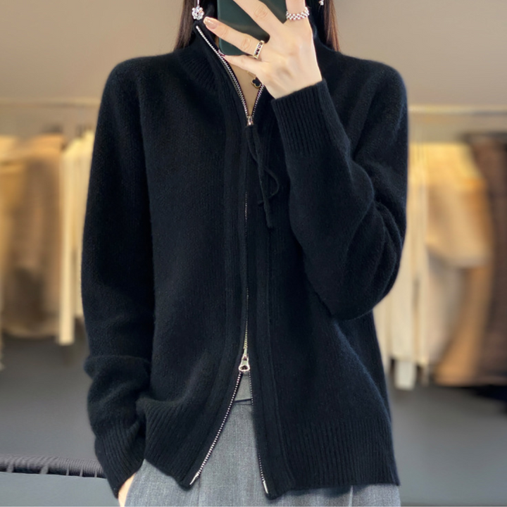 Luna | Zacht Vest met Rits